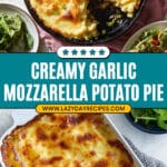 Mozzarella Potato Pie Recipe