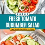 Grandma Winnie’s Tomato, Cucumber, and Onion Salad Recipe