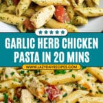 Garlic & Herb Rotisserie Chicken Pasta Recipe