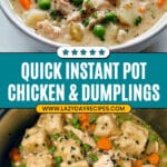 Instant Pot Chicken and Dumplings Recipe
