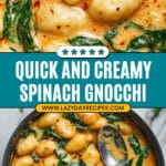 Creamy Spinach Gnocchi Recipe