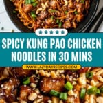 Kung Pao Chicken Noodles Recipe