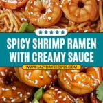 Creamy Spicy Shrimp Ramen Recipe