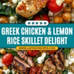 Greek Chicken and Lemon Rice Recipe