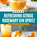 Citrus and Rosemary Spritz Cocktail Recipe