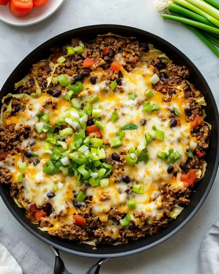 Low Carb Cabbage Taco Skillet Recipe
