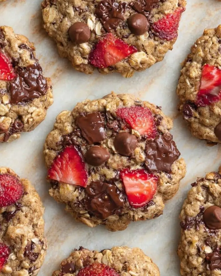 Strawberry Banana Oat Cookies Recipe