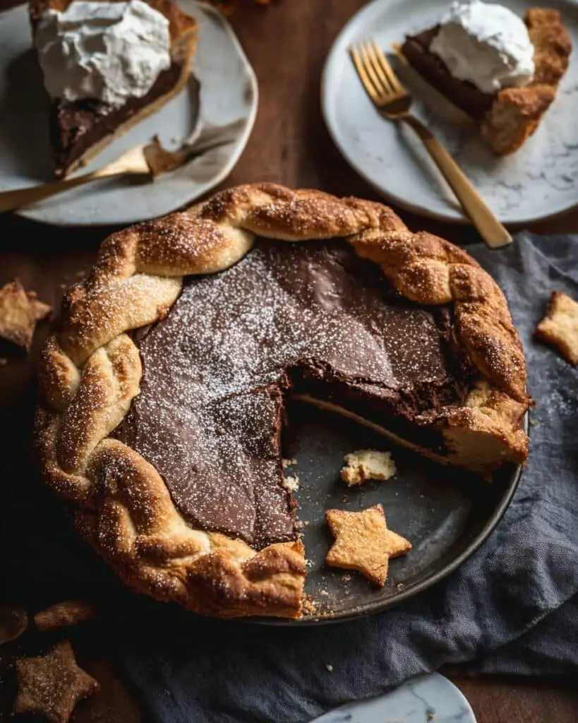 Molten Chocolate Crackle Pie Recipe