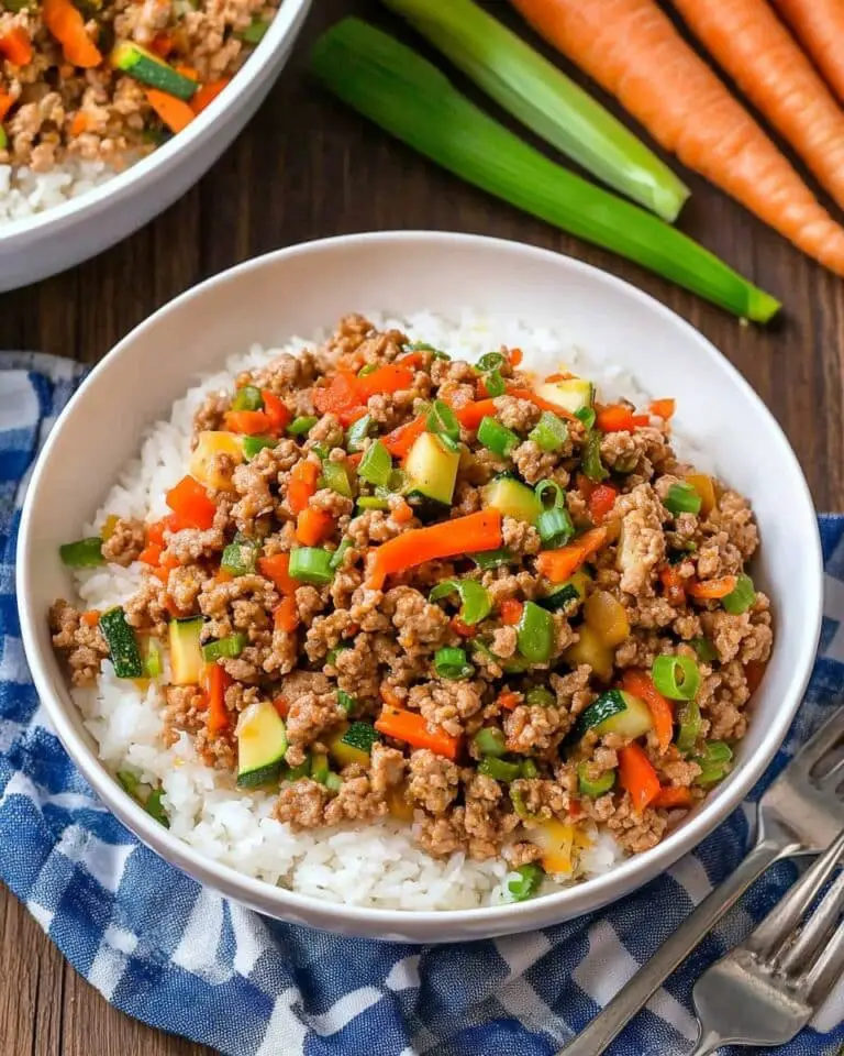 Ground Turkey Stir Fry with Vegetables and Asian Sauce Recipe