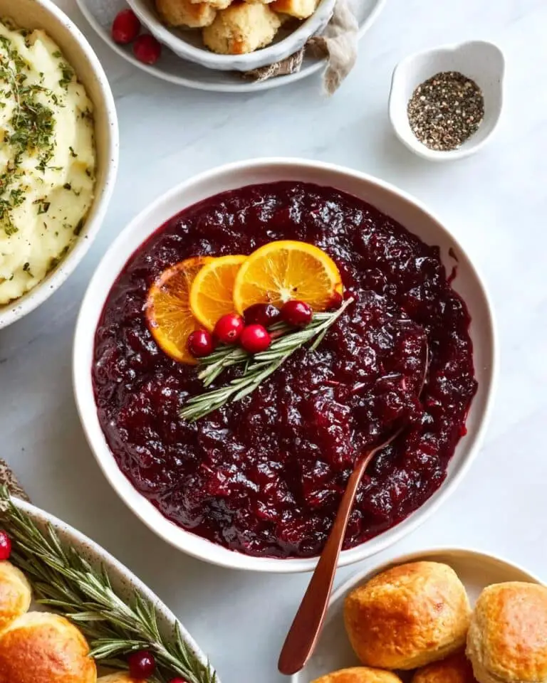 Easy Cranberry Sauce (Ready in 10 Minutes) Recipe