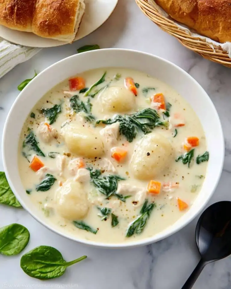 Creamy Chicken Gnocchi Soup Recipe
