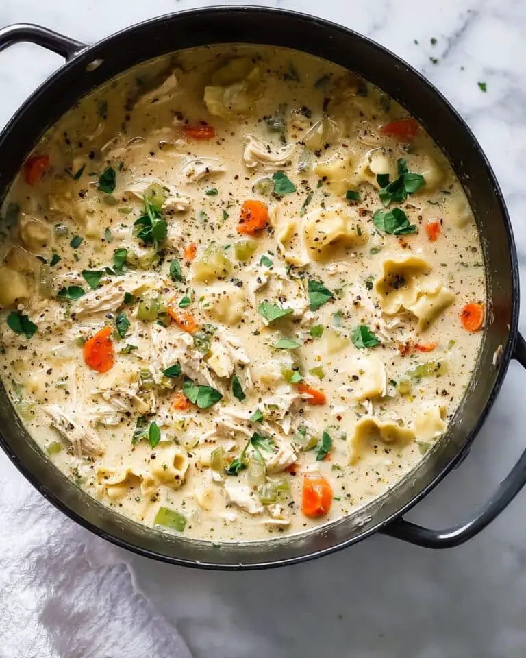 Creamy Chicken Tortellini Soup Recipe