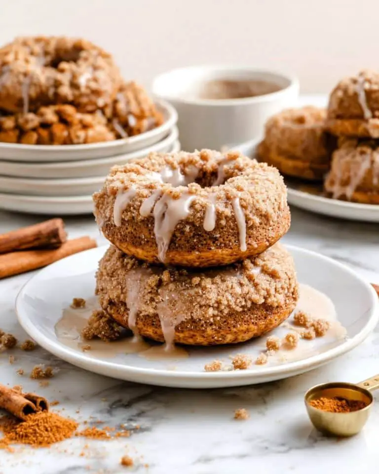 Pumpkin Streusel Donuts Recipe