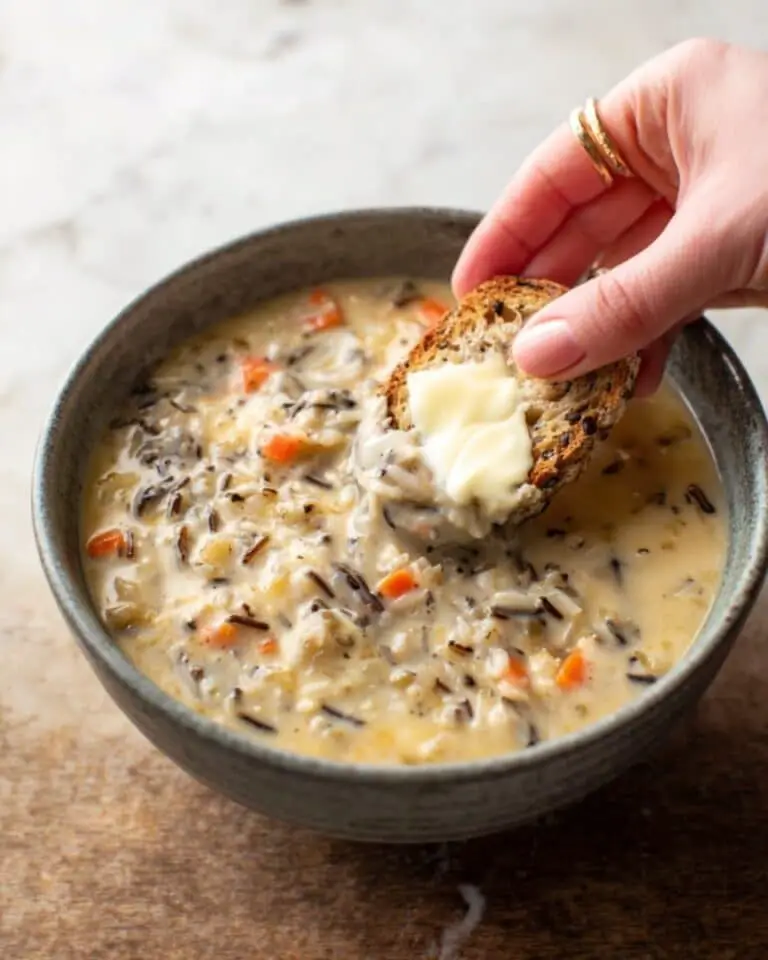 Slow Cooker Chicken and Wild Rice Soup Recipe