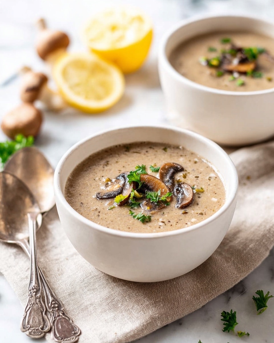 Mushroom Quinoa Soup Recipe