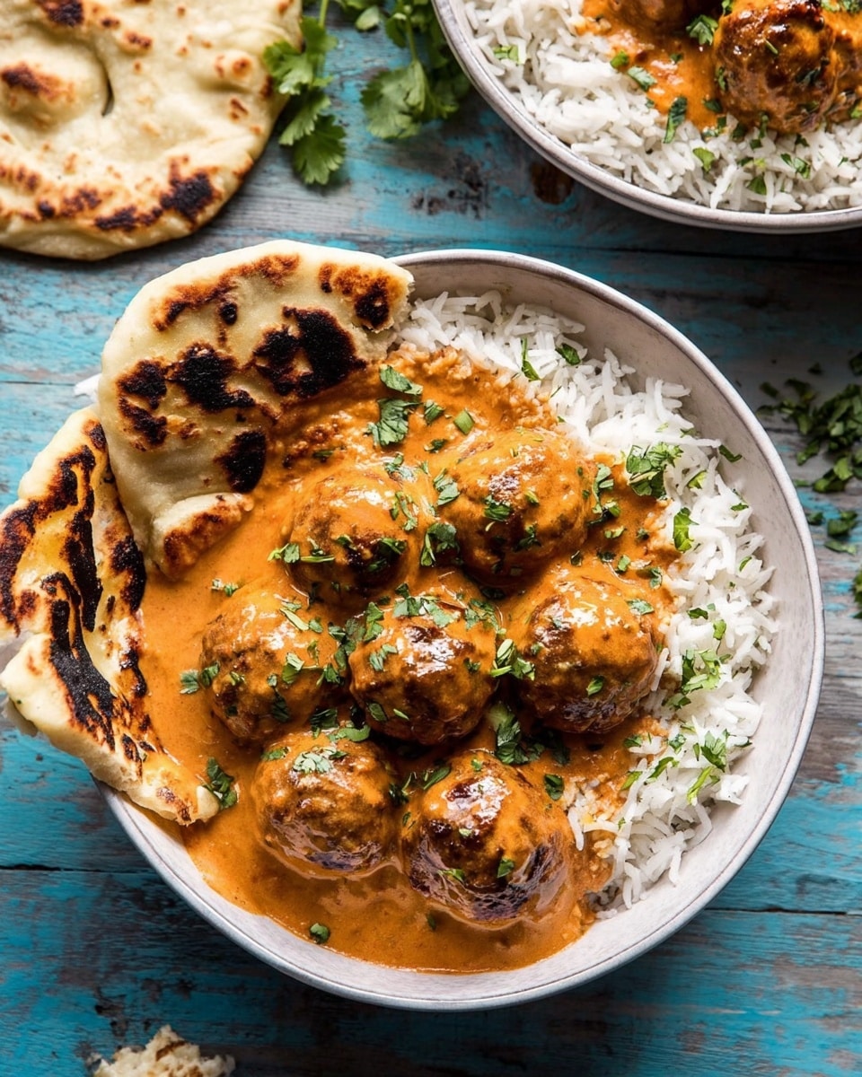 30 Minute Butter Chicken Meatballs Recipe