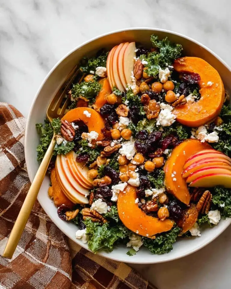 Maple-Roasted Squash & Kale Salad Recipe