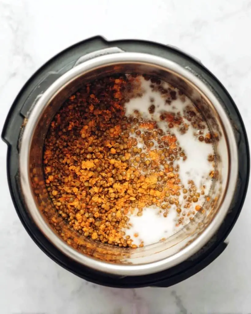 Instant Pot Red Curry Lentils Recipe