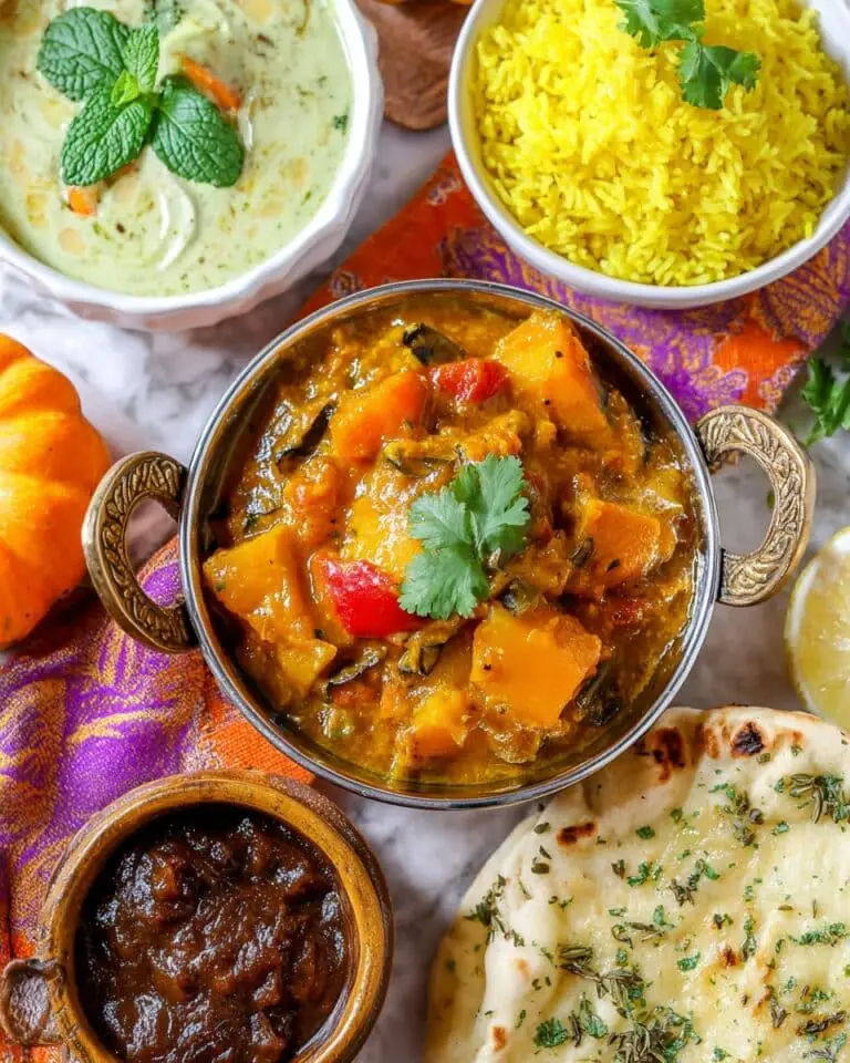 Easy Indian Pumpkin Curry with Coconut Milk and Spices Recipe