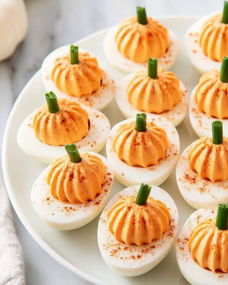 Pumpkin Deviled Eggs Recipe