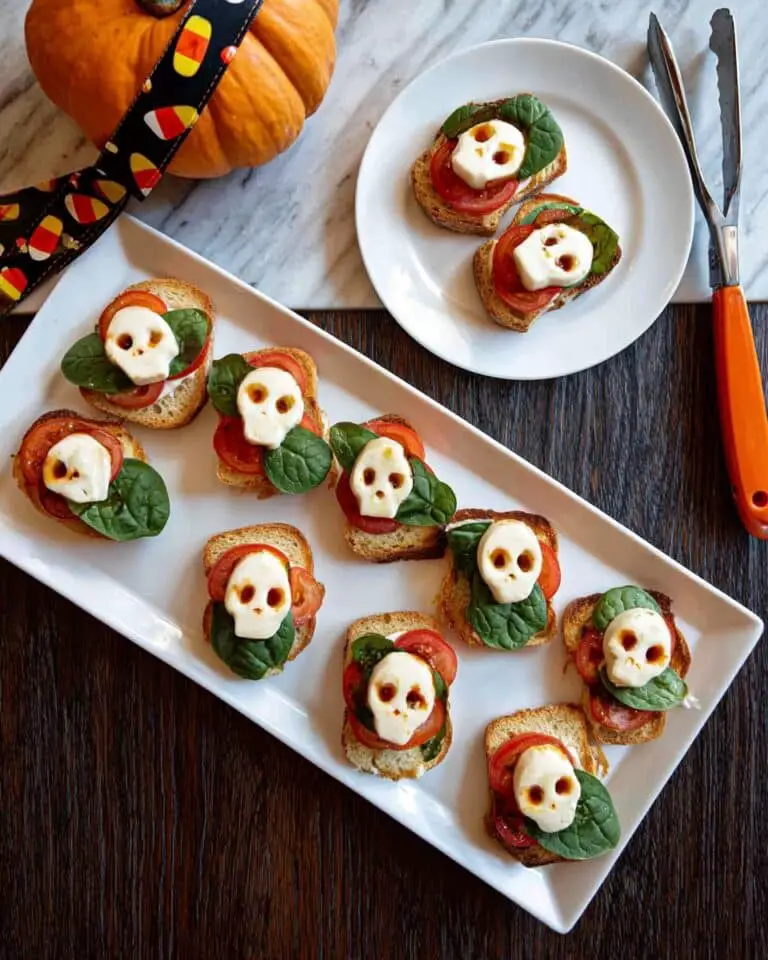 (Maybe Halloween) Caprese Crostini Recipe