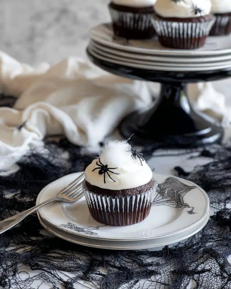 Spider Web Halloween Cupcakes Recipe