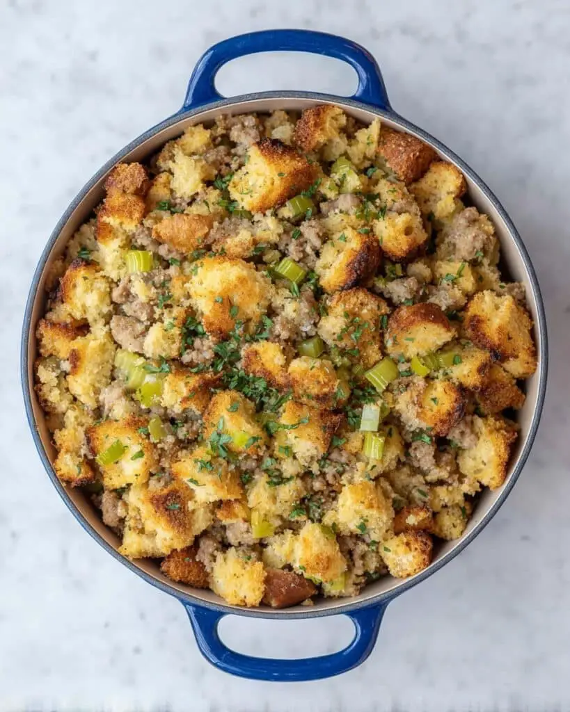 Cornbread Stuffing with Sausage Recipe