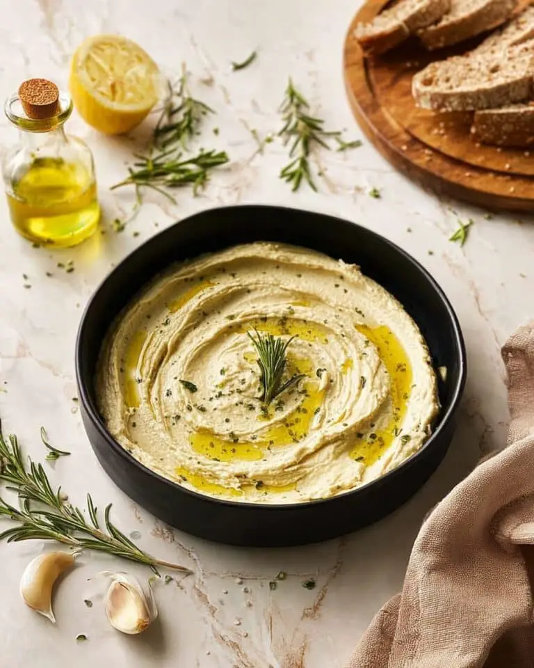 Vegan Rosemary White Bean Dip Recipe