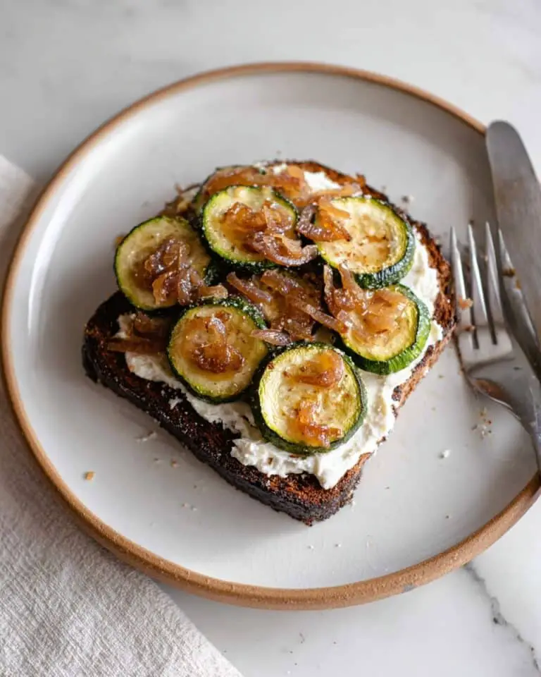 Zucchini Ricotta Toast Recipe