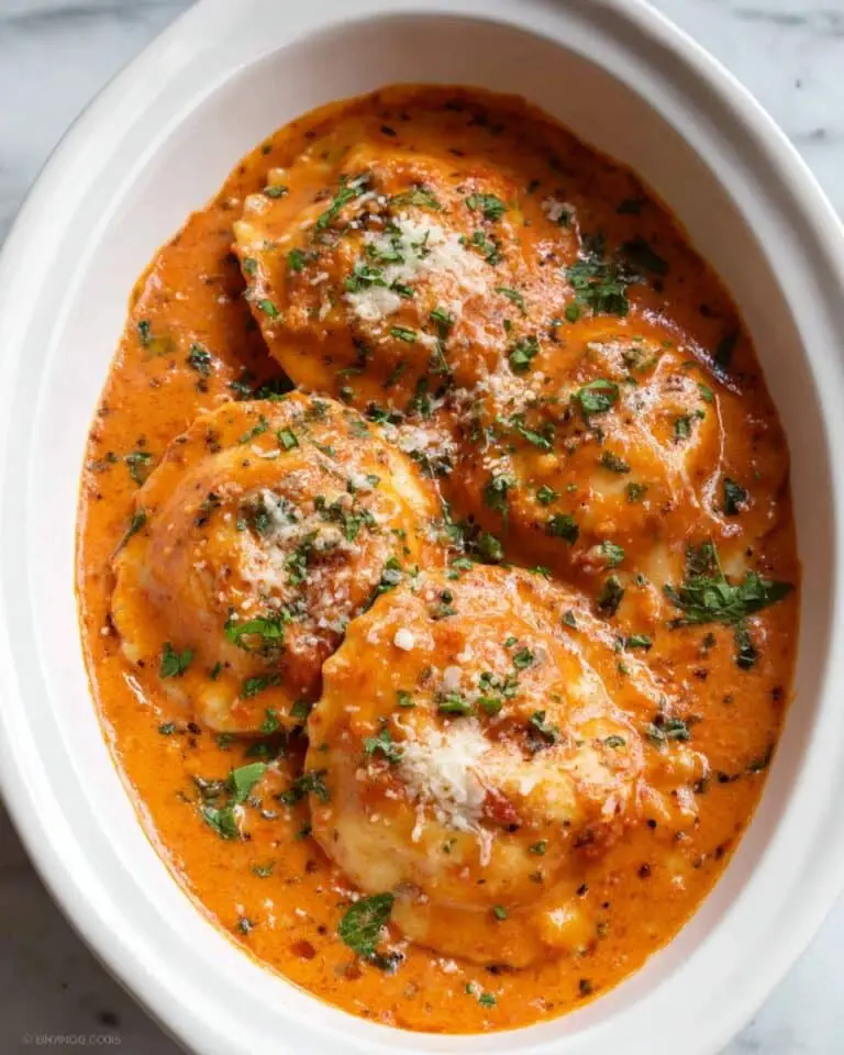 Slow Cooker Creamy Tomato Basil Chicken Recipe