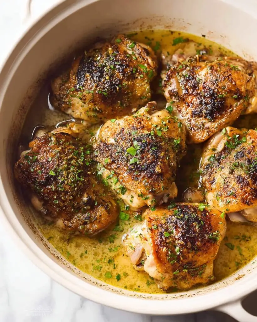 Perfectly Juicy Slow Cooker Chicken Thighs Recipe