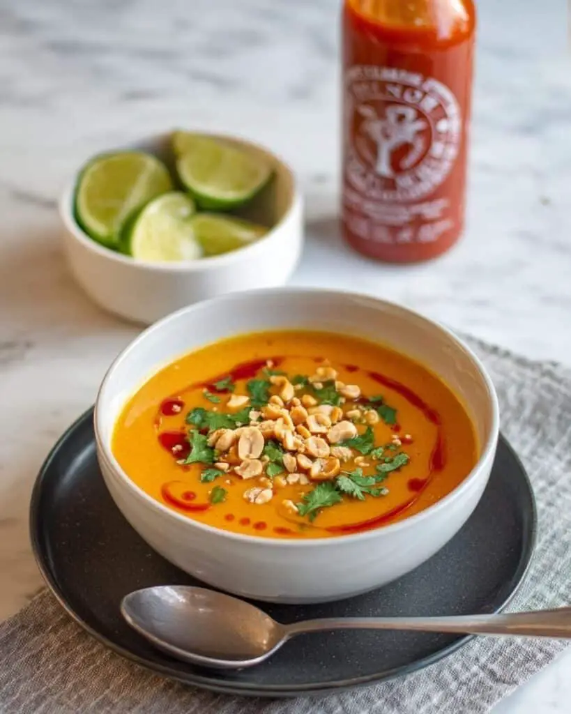 Thai-Inspired Butternut Squash Soup with Coconut Milk Recipe