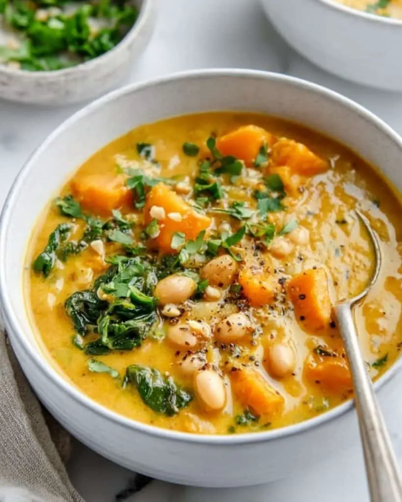 Healing Curry Butternut Squash Lentil Soup Recipe