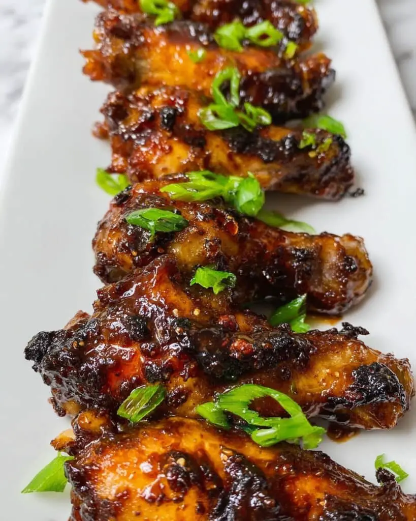 Jerk Chicken Wings with Spicy Sweet Sauce Recipe