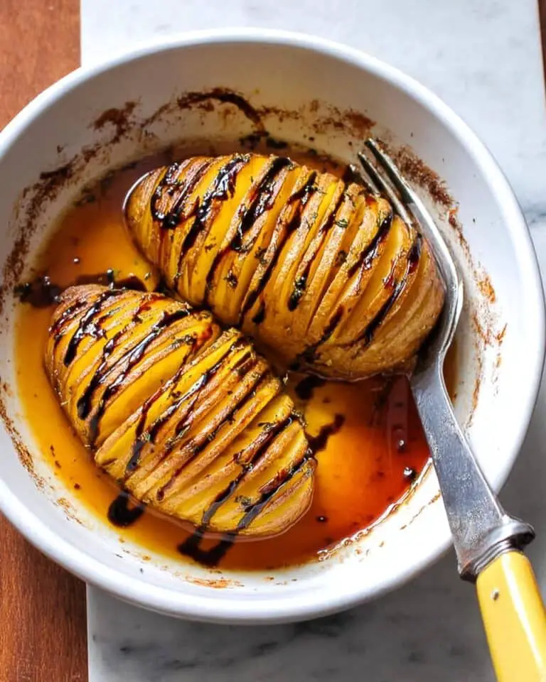 Roasted Hasselback Delicata Squash with Rosemary, Garlic, and Maple-Chili Glaze Recipe