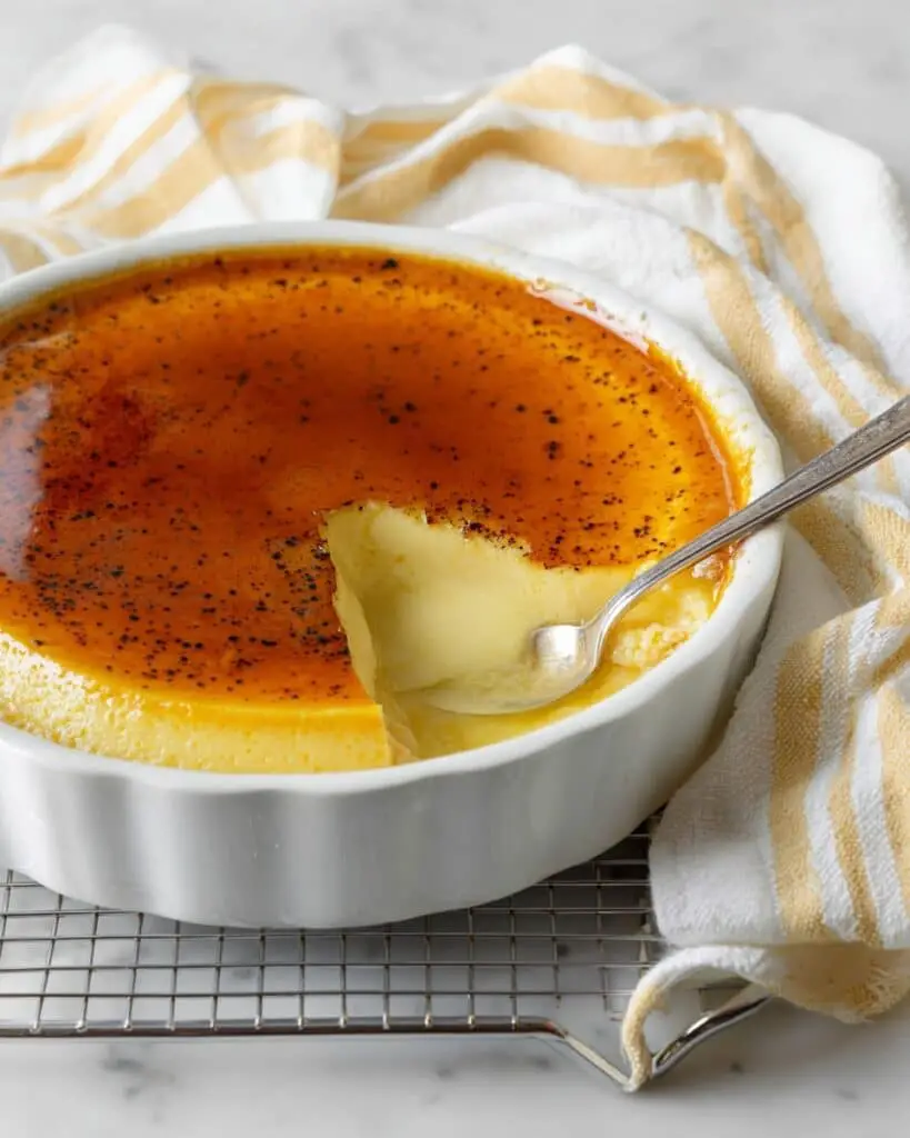 Baked Custard with Spiced Nutmeg Recipe