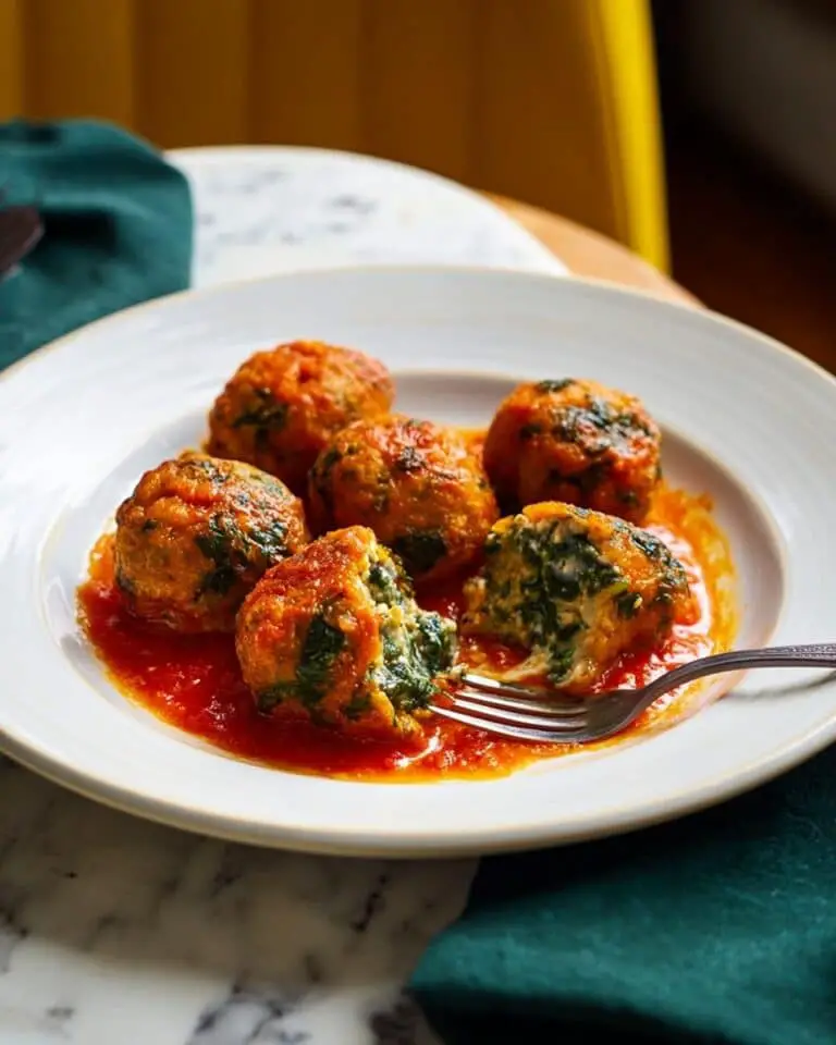 Spinach & Ricotta Gnudi in Spicy Calabrian Butter Sauce Recipe