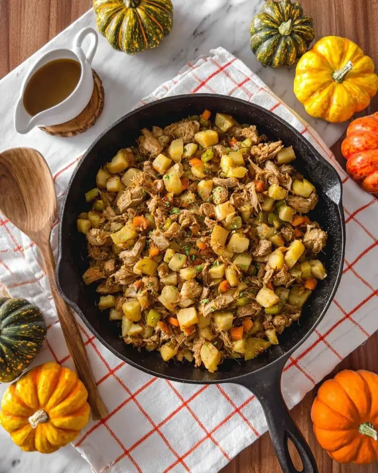 Turkey Hash with Gravy Recipe