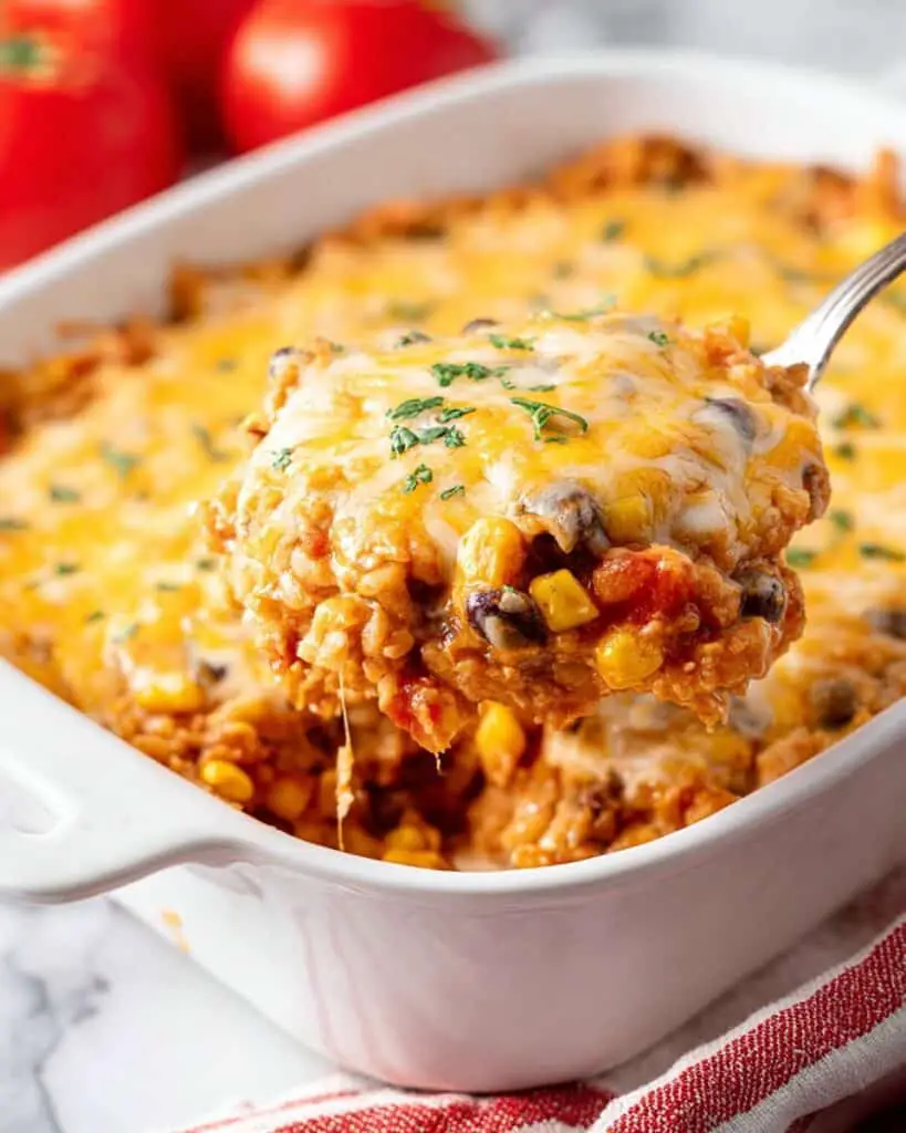 Cheesy Chicken Taco Casserole Recipe