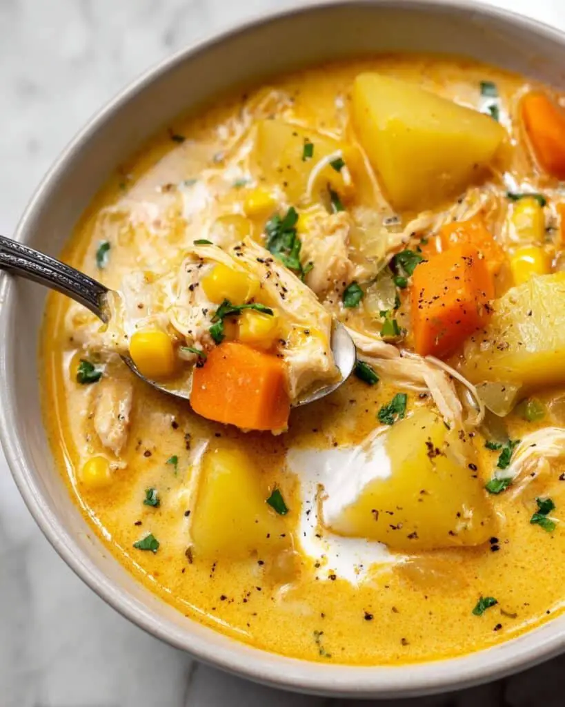 Creamy Chicken Corn Chowder Recipe
