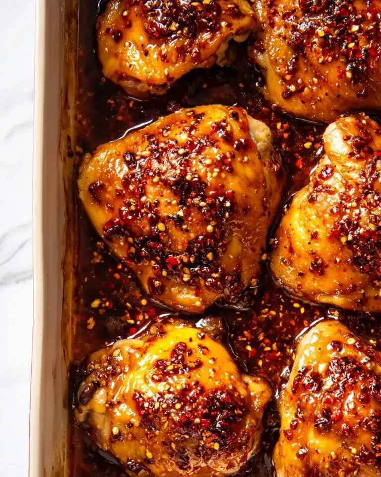Honey Mustard Baked Chicken Thighs Recipe