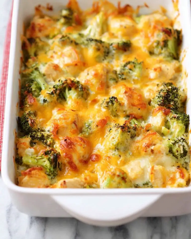 Cheesy Chicken Broccoli Casserole Recipe