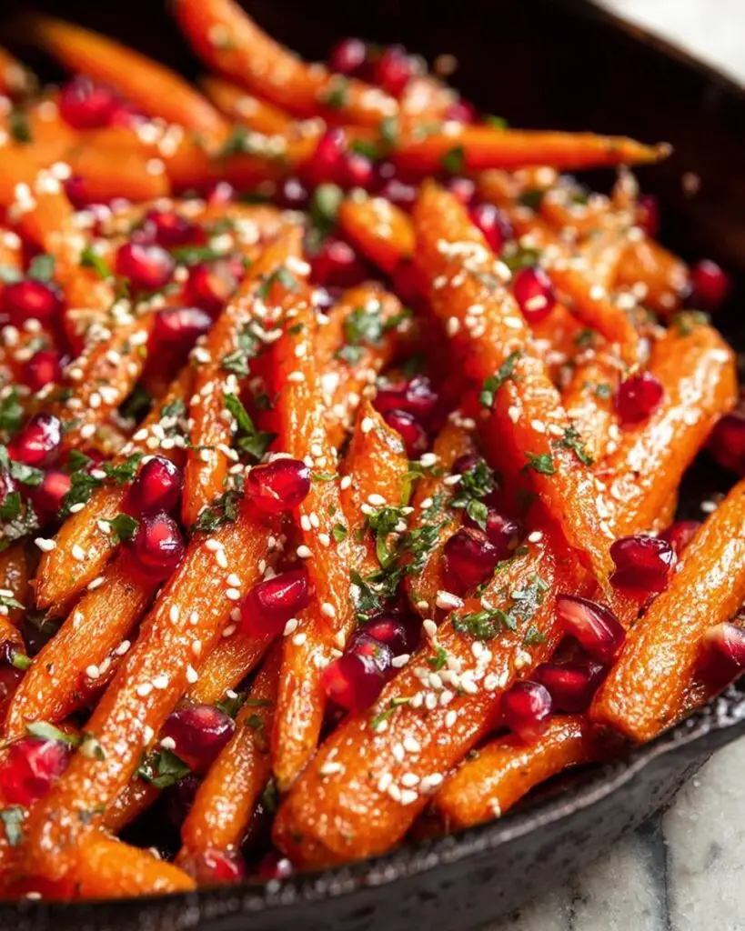 Honey Maple Roasted Carrots Recipe