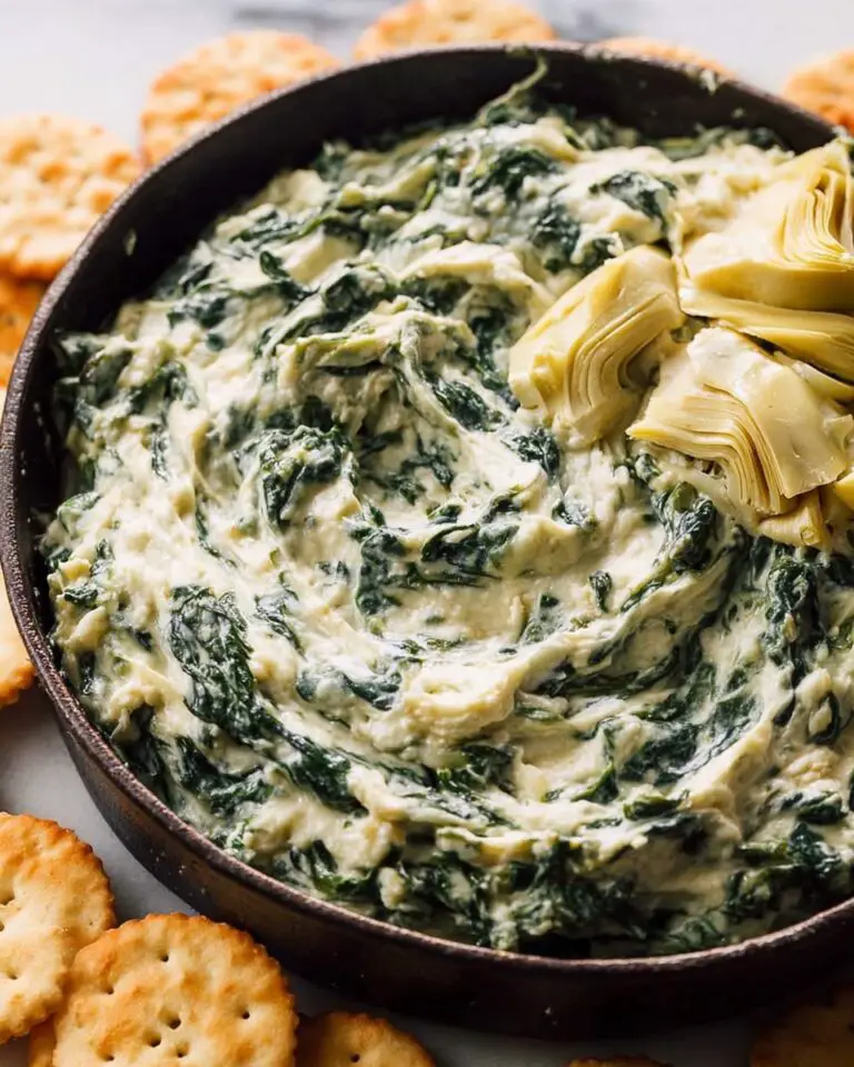 Healthy Spinach Artichoke Dip Recipe