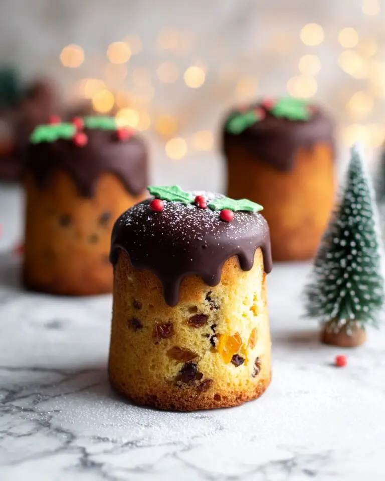 Ice Cream Stuffed Mini Panettone with Cherries Recipe