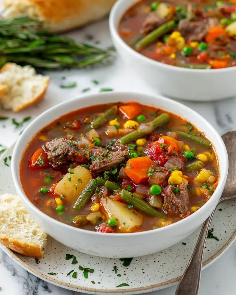 Hearty Vegetable Beef Soup Recipe