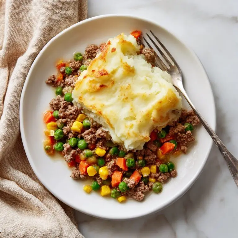 Classic Shepherd’s Pie with Beef and Mashed Potatoes Recipe