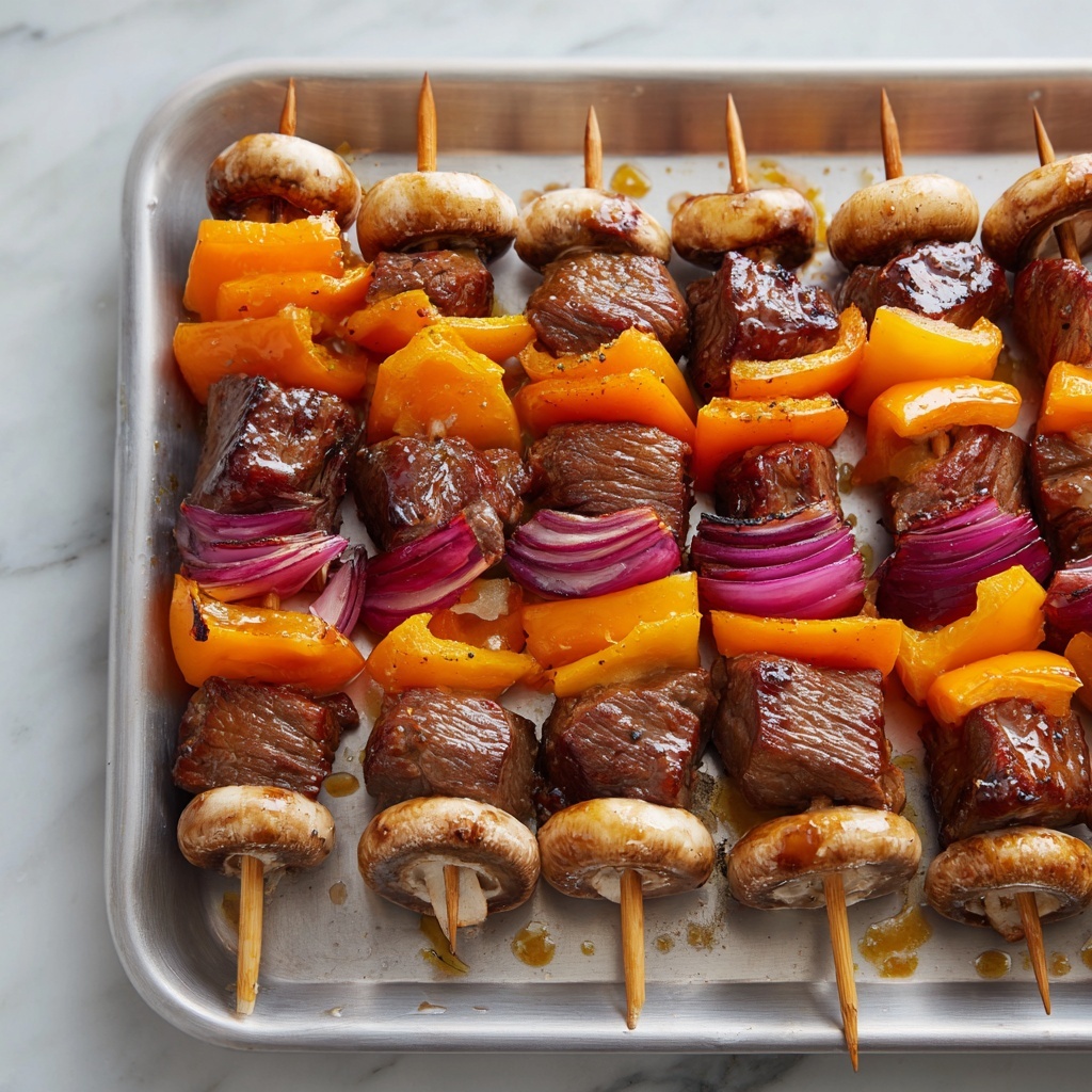 Grilled Beef Kebabs with Marinade Recipe
