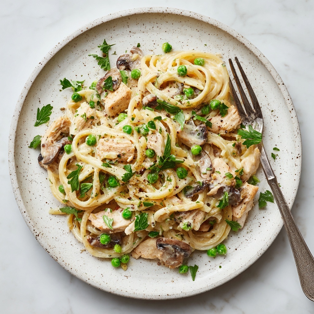 Creamy Turkey Tetrazzini with Mushrooms Recipe