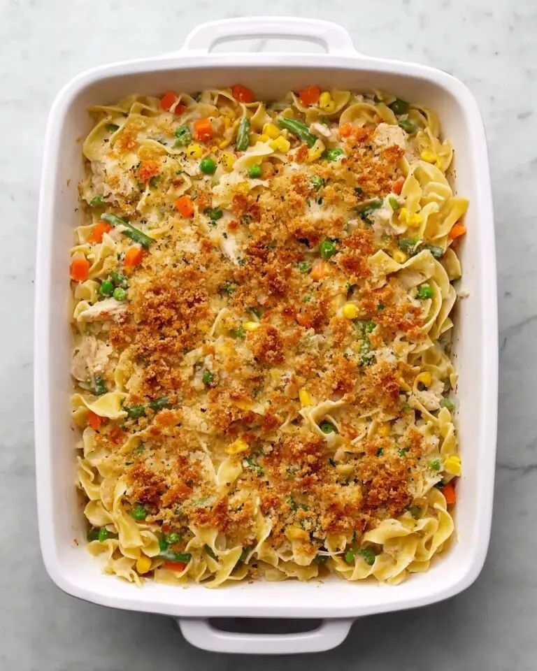 Creamy Chicken Noodle Casserole Recipe